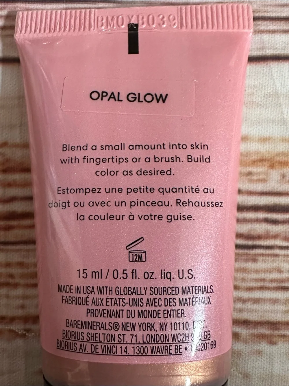 Bare Minerals Opal Glow Complexion Rescue Highlighting Illuminator Blush 15ml